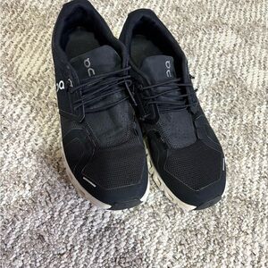 On Women's Black and White Athletic Shoes